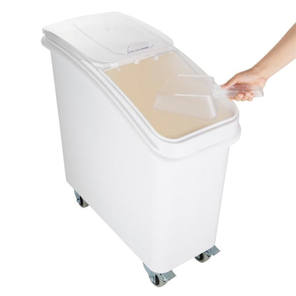 Vogue Polypropylene Ingredient Bin with Scoop 81Ltr gd026