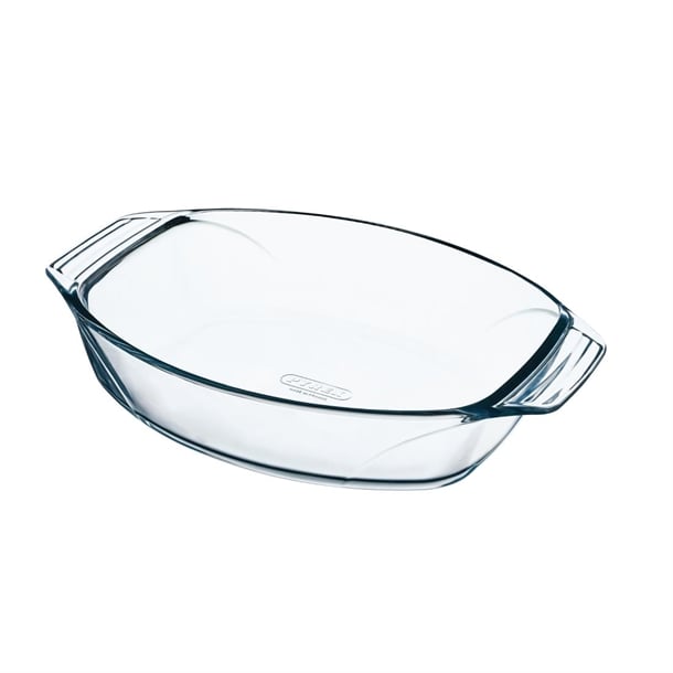 Pyrex Oval Glass Roasting Dish 300x468mm gd032