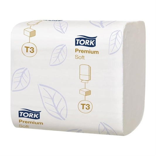Tork Soft Folded Toilet Paper White T3 (30 Pack) gd307