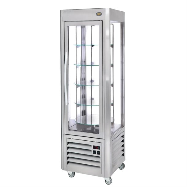 Roller Grill Revolving Display Fridge 360Ltr gd342