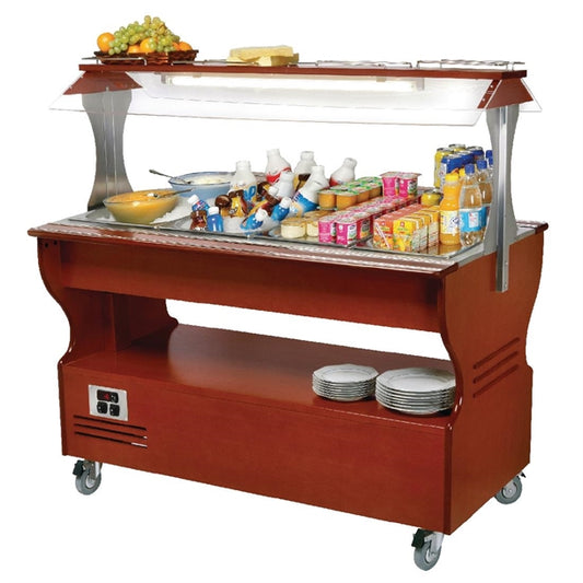 Roller Grill Chilled Salad Bar Dark SB40F gd372