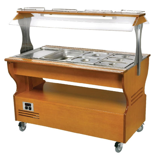 Roller Grill Chilled / Warm Salad Bar Light SB40M gd374