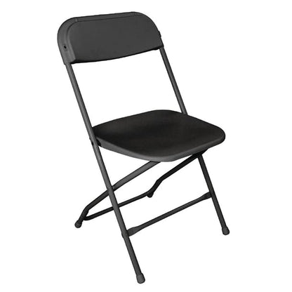 Bolero Polypropylene Folding Chairs Black (10 Pack) gd386