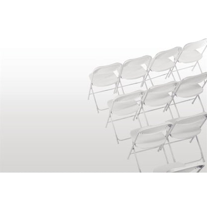 Bolero PP Folding Chairs White (10 Pack) gd387
