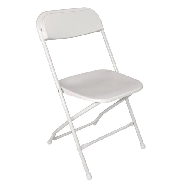 Bolero PP Folding Chairs White (10 Pack) gd387