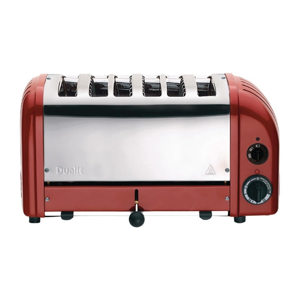 Dualit 6 Slice Vario Toaster Red 60154 gd395