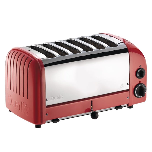 Dualit 6 Slice Vario Toaster Red 60154 gd395