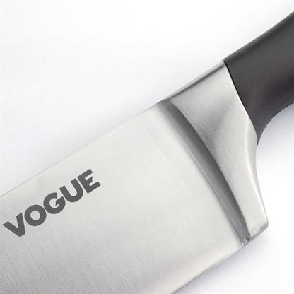 Vogue Soft Grip Chef Knife Black 20cm gd750