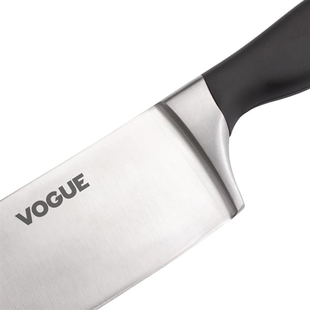 Vogue Soft Grip Chef Knife Black 25.5cm gd752
