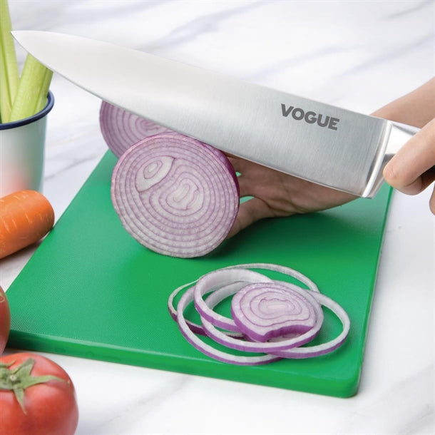 Vogue Soft Grip Chef Knife Black 25.5cm gd752