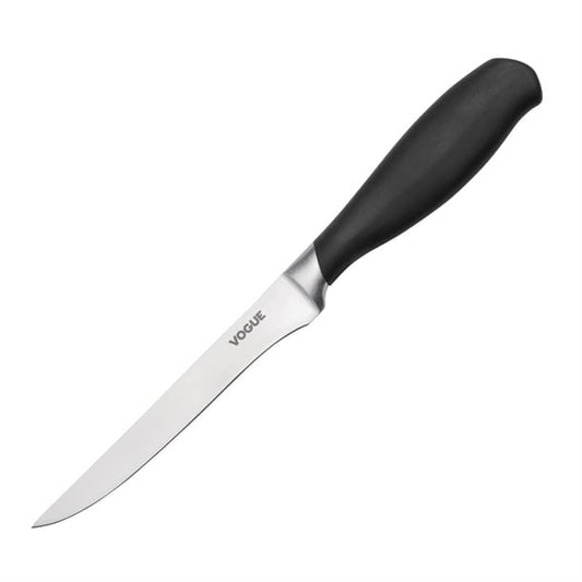 Vogue Soft Grip Boning Knife Black 12.8cm gd754