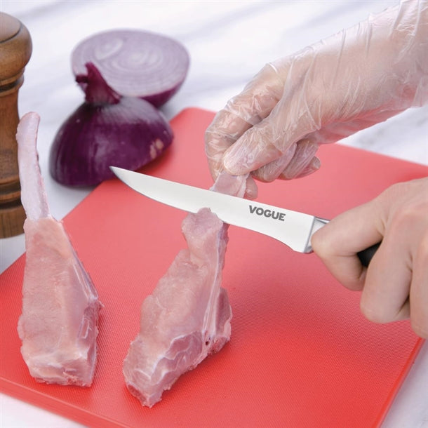 Vogue Soft Grip Boning Knife Black 12.8cm gd754