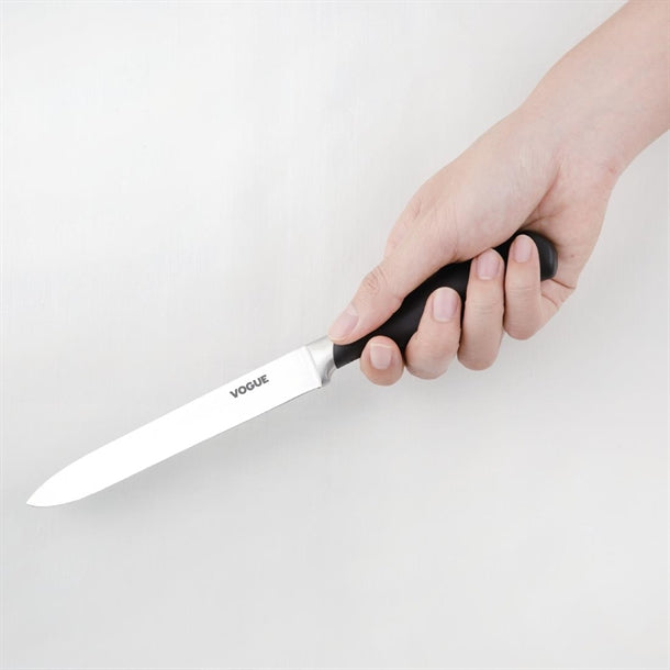 Vogue Soft Grip Utility Knife 13.8cm gd755