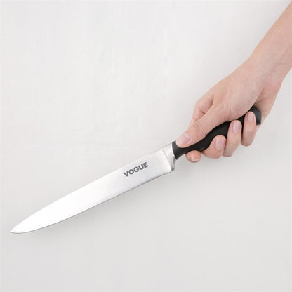 Vogue Soft Grip Carving Knife Black 19.5cm gd758