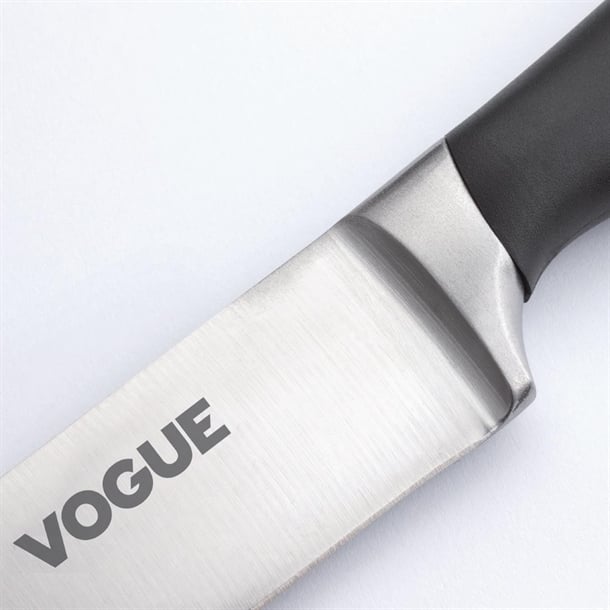 Vogue Soft Grip Carving Knife Black 19.5cm gd758