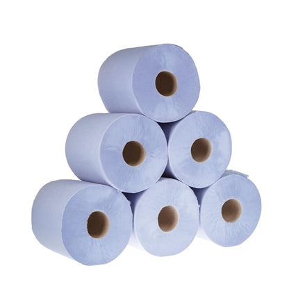 Jantex Blue Centrefeed Rolls 1ply 285m (6 Pack) gd833