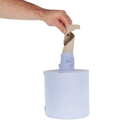 Jantex Blue Centrefeed Rolls 1ply 285m (6 Pack) gd833