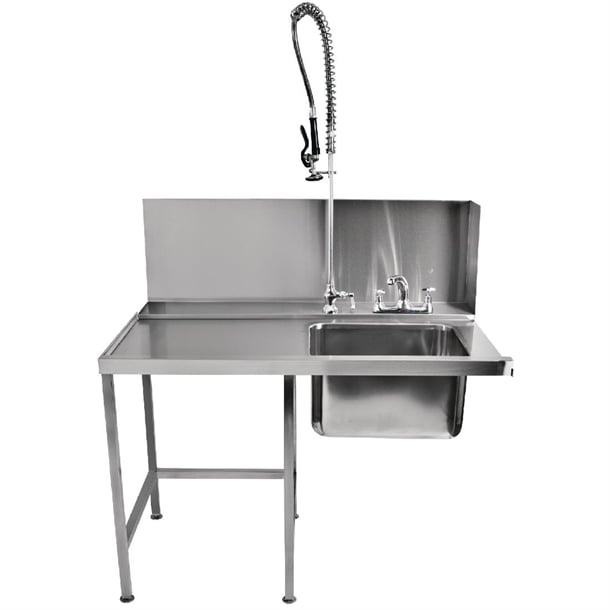 Classeq Pass-Through Dishwasher Table with Spray Mixer T11SENL gd925