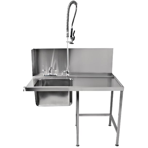 Classeq Pass-Through Dishwasher Table with Spray Mixer T11SENR gd926