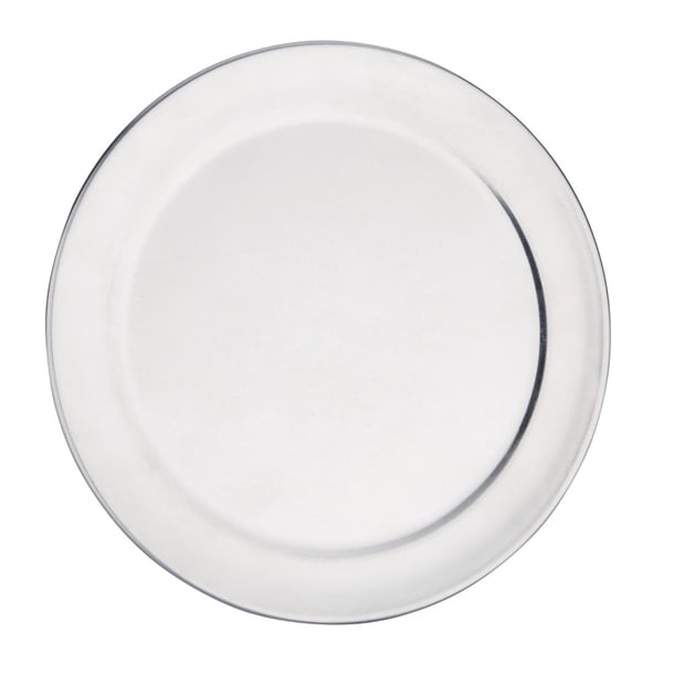Vogue Aluminium Pizza Tray Wide Rim 8" ge196