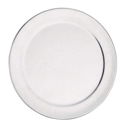 Vogue Aluminium Pizza Tray Wide Rim 10" ge197