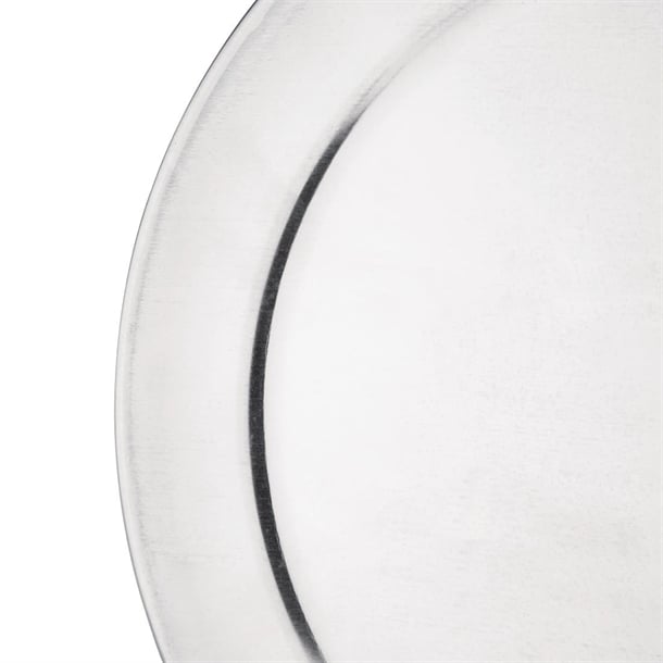 Vogue Aluminium Pizza Tray Wide Rim 10" ge197