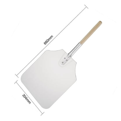 Vogue Wood Handle Aluminium Pizza Peel 31x36cm ge208