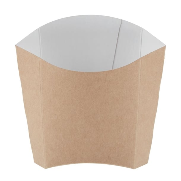 Colpac Compostable Kraft Chip Cartons Medium (1000 Pack) ge800