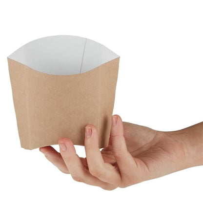 Colpac Compostable Kraft Chip Cartons Medium (1000 Pack) ge800