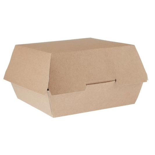 Colpac Compostable Kraft Burger Boxes (250 Pack) p_ge802