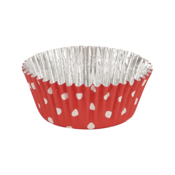 PME Cupcake Foil Lined Baking Cases Polka Dot (30 Pack) ge849