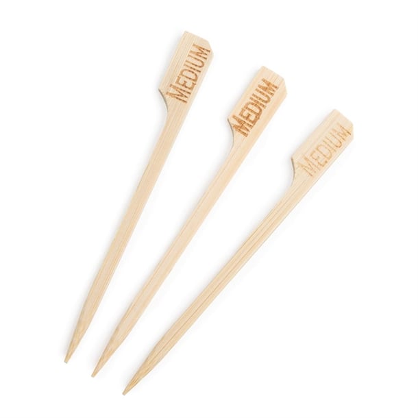 Biodegradable Bamboo Steak Markers Medium (100 Pack) ge897