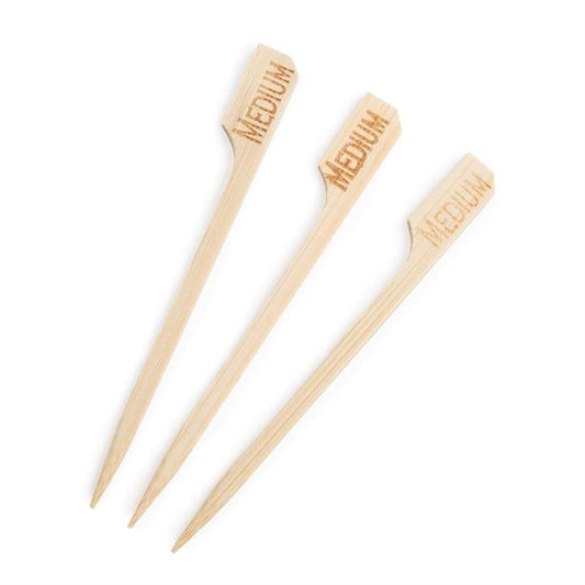 Biodegradable Bamboo Steak Markers Medium (100 Pack) ge897