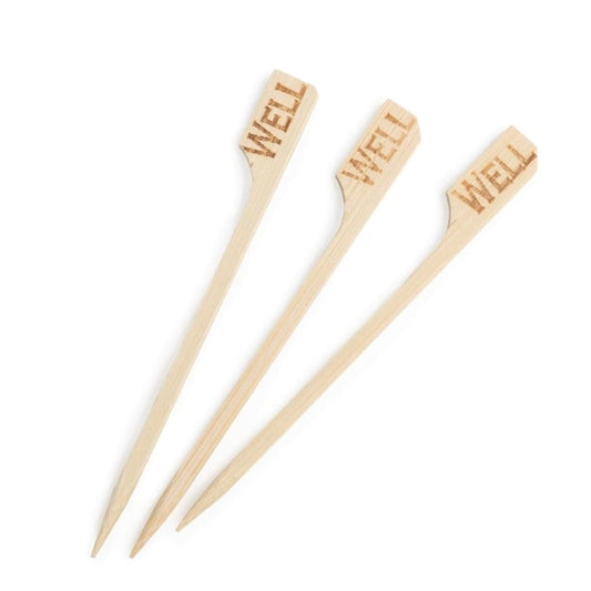 Biodegradable Bamboo Steak Markers Well (100 Pack) ge899