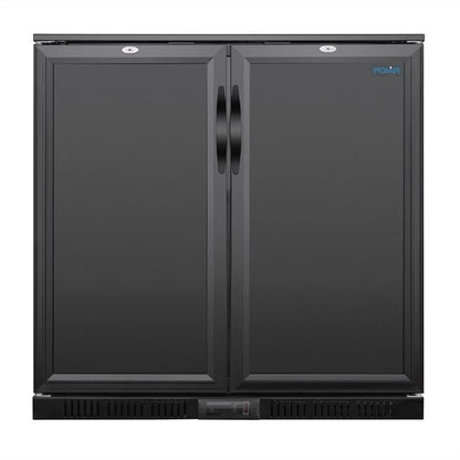 Polar G-series 850mm Double Door Back Bar Cooler Solid Door 198 Ltr ge998