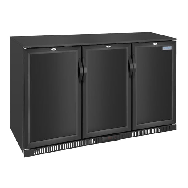 Polar G-series 850mm Triple Door Back Bar Cooler Solid Door 320 Ltr ge999