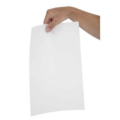 Greaseproof Paper Sheets White 255x 406mm (500 Pack) gf037
