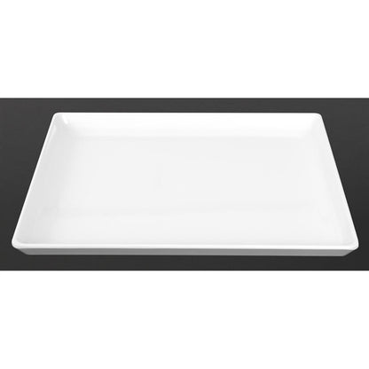APS Float Melamine Tray White GN 1/2 gf076