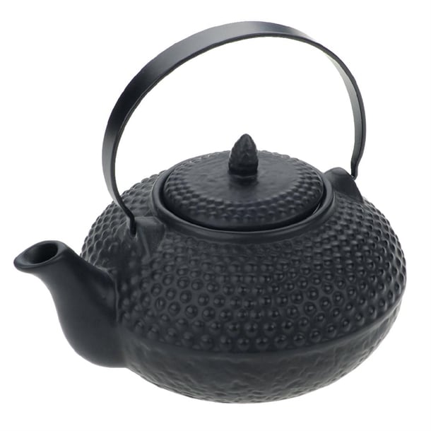 Oriental Hobnail Teapot Black 850ml gf189