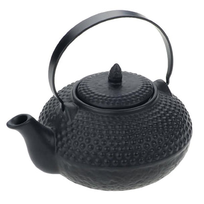 Oriental Hobnail Teapot Black 850ml gf189