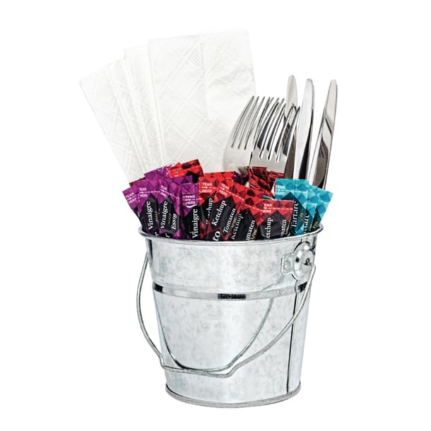Olympia Mini Chip Bucket with Handle 80mm gf246