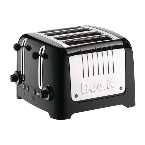 Dualit 4 Slice Lite Toaster Black 46205 gf336
