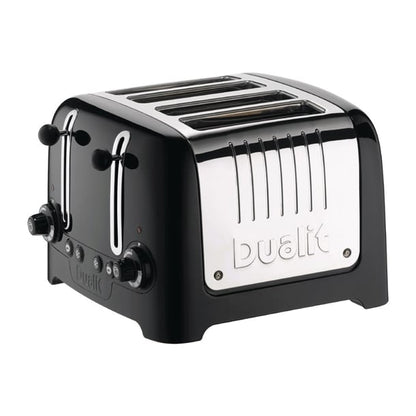 Dualit 4 Slice Lite Toaster Black 46205 gf336