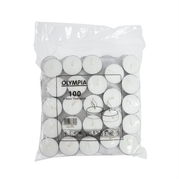 Olympia 4 Hour Tealights (100 Pack) gf448