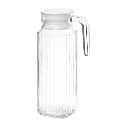Olympia Ribbed Glasses Jugs 1Ltr (6 Pack) gf922