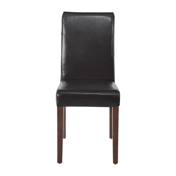 Bolero Faux Leather Dining Chair Black (2 Pack) gf954