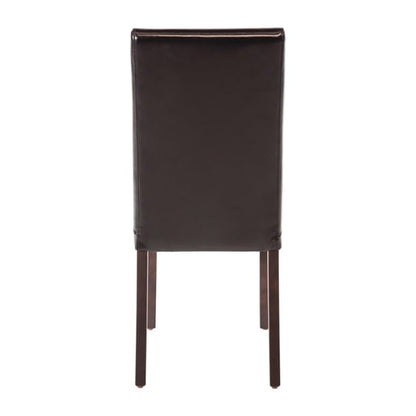 Bolero Faux Leather Dining Chair Black (2 Pack) gf954