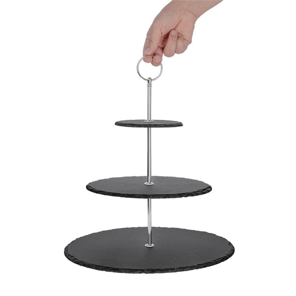 Olympia 3 Tier Slate Afternoon Tea Stand gf991