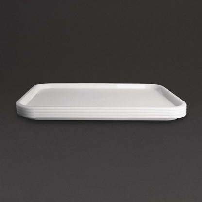Olympia Kristallon Polypropylene Fast Food Tray White p_gf995