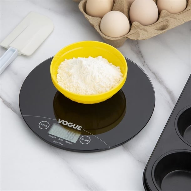 Vogue Electronic Round Scales 5kg gg017